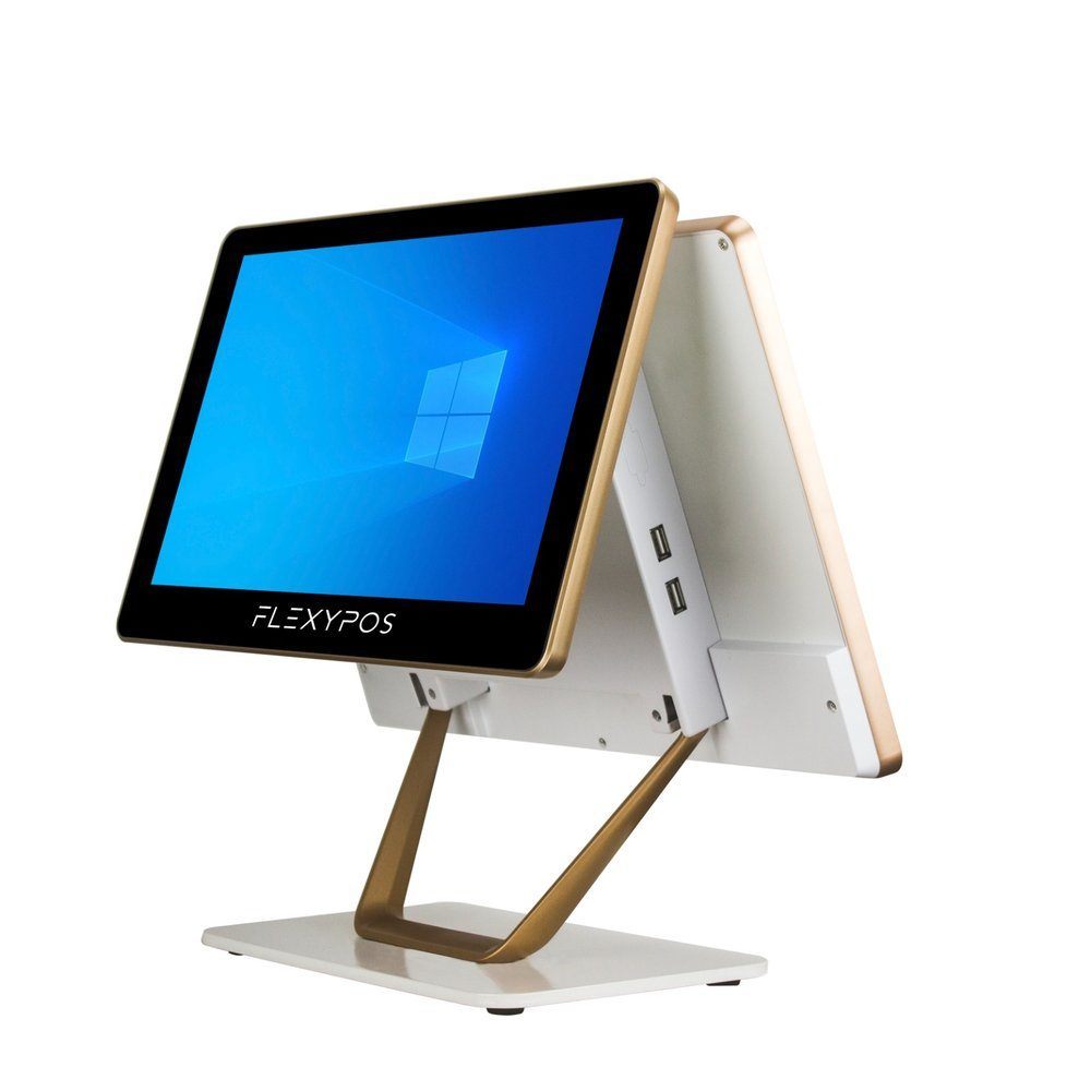 Flexypos Fp 525P İ5 15.6" Dokunmatik Pc Çift Ekran 128 Ssd 8 Gb Ram- Gold'ın resmi